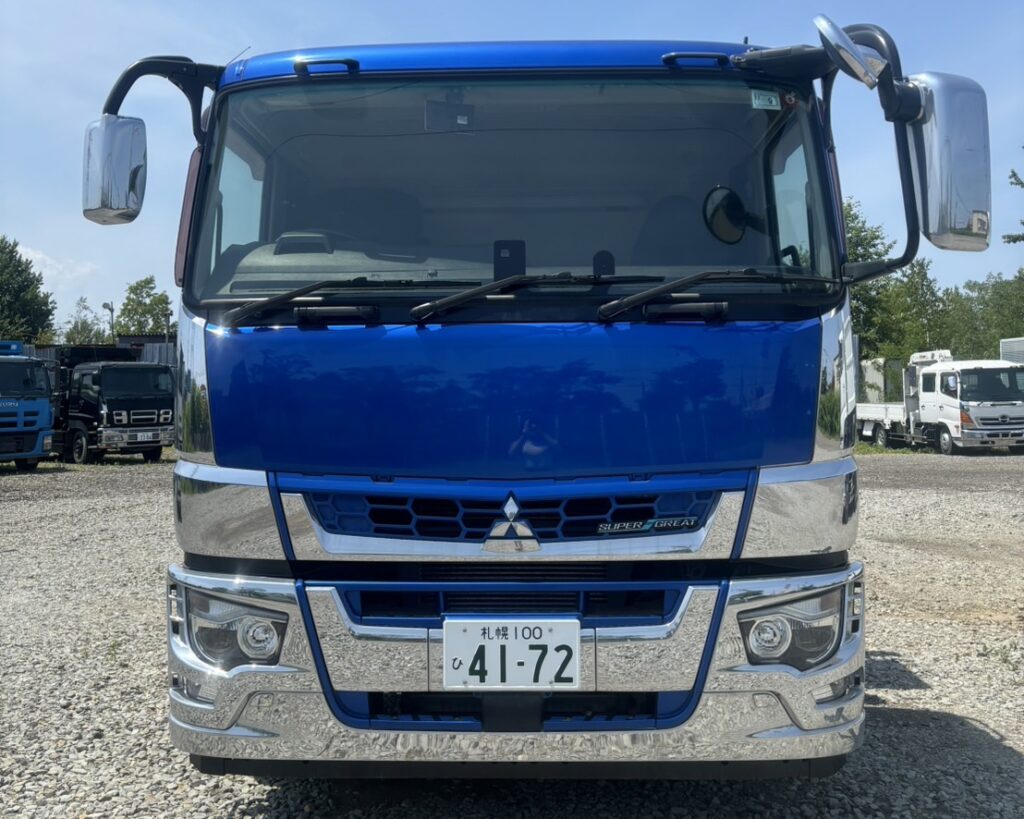 三菱 クレーン平ボデー